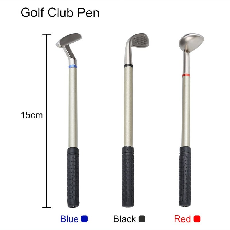 10L0L Gift for Men, Golf Pen Holder Desk Accessories for Golfers, 3 Club Pens Mini Gold Bag Office Decor, Funny Stocking Stuffers on Birthday, Christmas, Fathers Day (Golf Bag) - Image 4